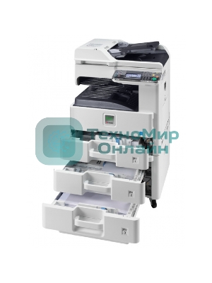 МФУ лазерное Kyocera Ecosys M4125idn (1102P23NL0), A3, ч/б, печ. до 25 стр/мин. (А4) до 12 стр/мин. (А3), скан. до 50 стр/мин., 1200 x 1200 dpi (печать) 600x600dpi (скан.), USB, RJ-45, NFC, Air Print, Mopria