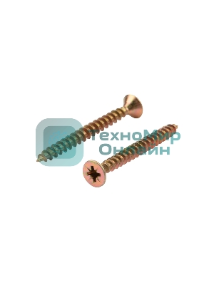 Саморез универсальный Kranz 5х50, желтый цинк, упаковка поставщика (4 000 шт.)