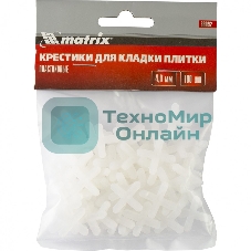 Крестики Matrix, 4,0 мм, для кладки плитки, 100 шт.