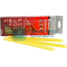 Стержни клеевые, 11 x 200 мм, желтые, 6 шт. Matrix