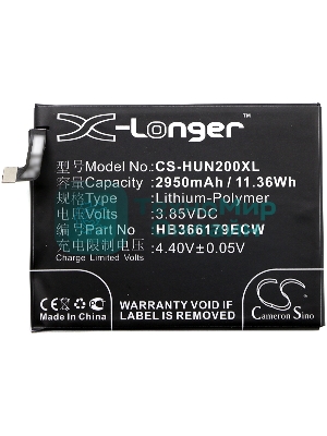 Аккумулятор CameronSino CS-HUN200XL HB366179ECW для Huawei Nova 23.85V, 2950mAh, 11.36Wh