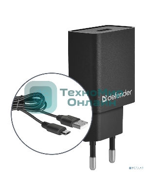 Сетевой адаптер Defender 1xUSB,5V/2.1А, кабель micro-USB (UPC-11)
