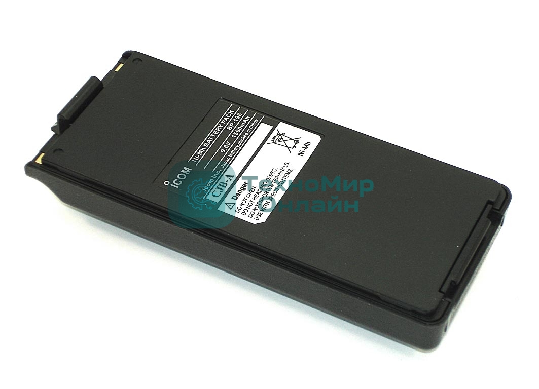 Аккумулятор для Icom IC-A4 (BP-195, BP-196) 1500mah 9,6V Ni-Mh