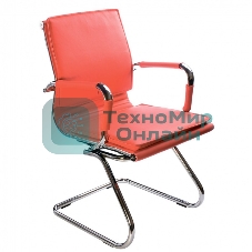 Кресло Бюрократ CH-993-Low-V/Red красный, экокожа, 120 кг, механизм качания, низкая спинка