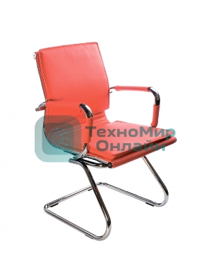 Кресло Бюрократ CH-993-Low-V/Red красный, экокожа, 120 кг, механизм качания, низкая спинка