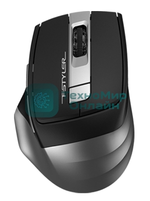 Мышь беспроводная A4Tech Fstyler FB35 серый, 2000 dpi, радиоканал, Bluetooth, USB, кнопки - 6