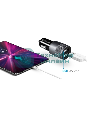 Зарядное устройство для авто Defender UCA-21 5V 2.1A
