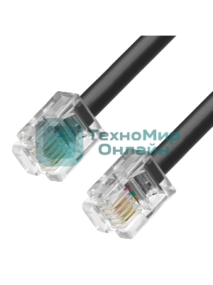 Телефонный шнур Greenconnect удлинитель для аппарата 10.0m GCR-TP6P4C-10.0m, 6P4C (джек 6p4c - jack 6p4c) белый Greenconnect Телефонный шнур удлинитель для аппарата 10.0m GCR-TP6P4C-10.0m, 6P4C (джек 6p4c - jack 6p4c) белый