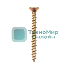 Саморез универсальный Kranz 5х50, желтый цинк, упаковка поставщика (4 000 шт.)