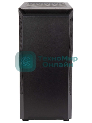 Компьютерный корпус Hiper PB81 черный без БП ATX 3x120мм 2xUSB2.0 2xUSB3.0 audio bott PSU