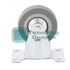 Колесо неповоротное Сибртех, диаметр 100 мм, крепление платформенное