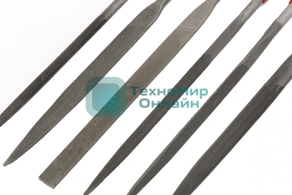 Набор Matrix надфилей, 160x4мм, 6 шт., обрезиненные рукоятки