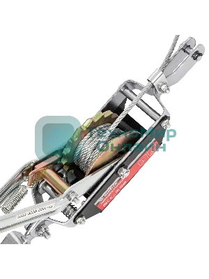 Лебедка рычажная Matrix тяга - 2 т, подъем - 0,8 т, одинарное храповое колесо