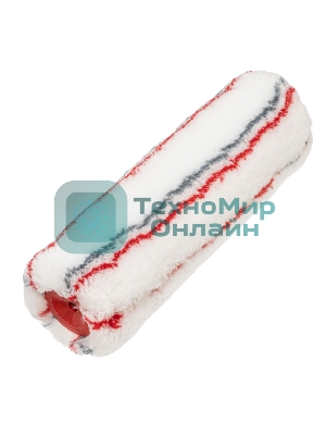 Валик сменный MTX для фасадных работ, с подложкой, 250 мм, ворс 18 мм, D 55 мм, D ручки 8 мм, полиакрил