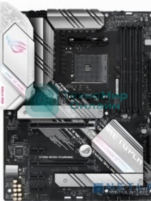 Материнская плата ASUS ROG STRIX B550-A GAMING, AM4, AMD B550, 4xDDR4, 6xSATA, 2xM.2, 1xPCI-E 4.0 x16, 1xPCI-E 3.0 x16, 3xPCI-E x1, 1xHDMI, 1xDP, 1x 2.5Gb LAN, 4xUSB 3.2 Gen 1, 1xUSB 3.2 Gen 2, 1xUSB-C 3.2 Gen 2, 5x3.5 мм, 7.1, ATX