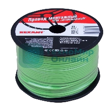 Провод ПГВА Rexant 1х0.75 мм², зеленый, бухта 100 м