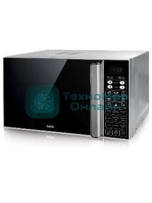 Микроволновая печь BBK 23MWC-982S/SB-M серебристый/черный, 23 л, 900 Вт, переключатели - сенсор