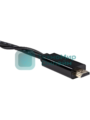 Кабель-переходник HDMI(M) +USB---> DP(M) 4K*60Hz 1.8M, VCOM