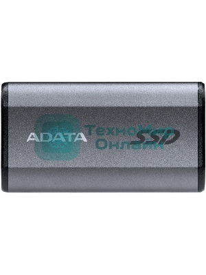 Внешний SSD ADATA Elite SE880, 1TB, USB 3.2 Gen 2x2 Type-C, R/W 2000/2000, серый
