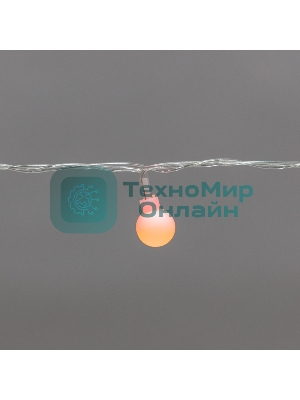 Гирлянда светодиодная Neon-night Шарики 5м, 20 LED, IP20, прозрачный провод, свечение мульти (RG/RB), мигание, 230В
