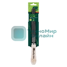 Напильник Сибртех, 150 мм, плоский, деревянная ручка