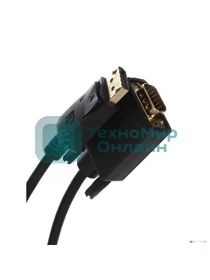 Кабель-переходник DP --> VGA_M/M 1,8м Telecom