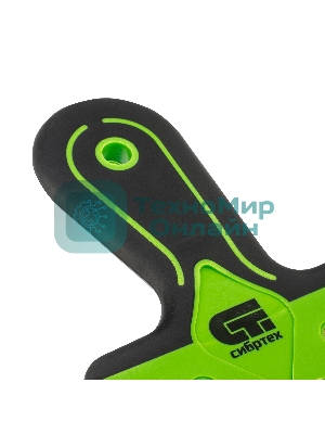 Шпатель фасадный Сибртех нержавеющая сталь 420S45, 250 мм, двухкомпонентная рукоятка