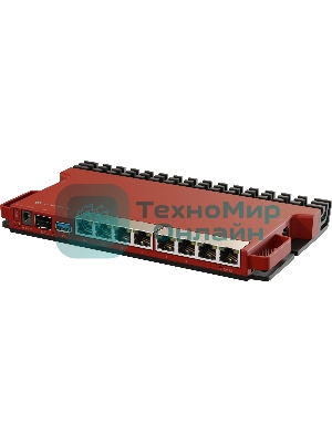 Маршрутизатор MikroTik L009UiGS-RM, 8*1Gbit, 1*SFP 2.5Gbit(вилка US)