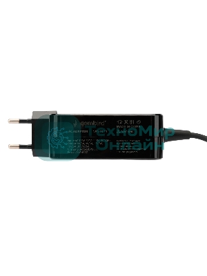 Блок питания Gembird для ноутбуков и Алисы NPA-DC11, PD3.0, 65Вт, штекер Type-C, коробка