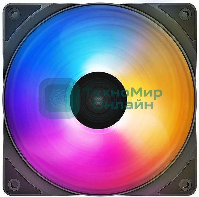 Вентилятор для корпуса DEEPCOOL RF120 FS черный, 120 мм, 1500 об/мин, 27 дБ, 4 pin