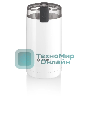 Кофемолка Bosch TSM6A011W 180Вт сист.помол.:ротац.нож вместим.:75гр белый