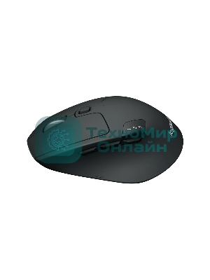 Мышь беспроводная Logitech M720 Triathlon черный, 1000 dpi, радиоканал, Bluetooth, USB, кнопки - 8
