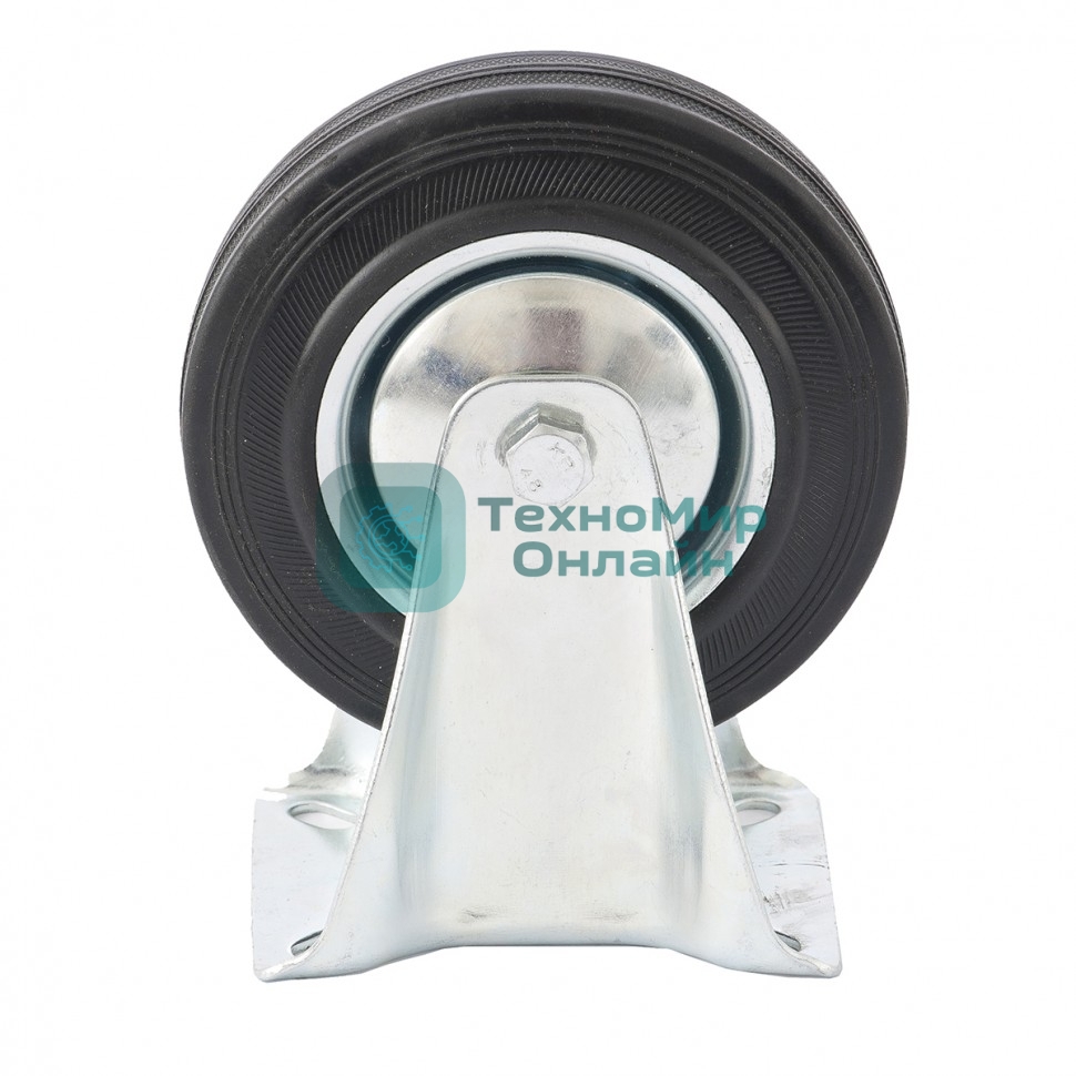 Колесо неповоротное Сибртех, диаметр 160 мм, крепление платформенное