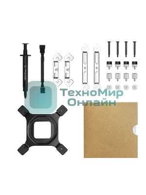 Кулер для процессора DEEPCOOL AN600 черный, 120 мм, алюминий, 1850 об/мин, 24.2 дБ, 4 pin, 180 Вт, 67 мм