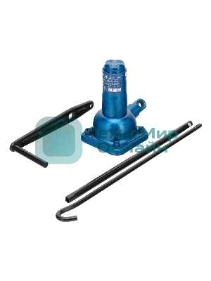 Домкрат механический бутылочный Stels 2 т, h подъема 210–390 мм, 2 части (домкрат, ручка)