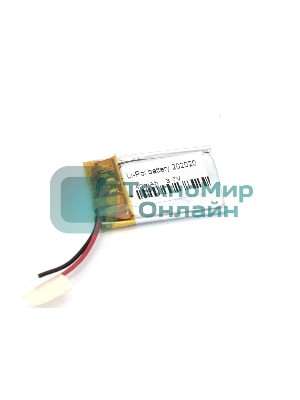 Аккумулятор Li-Pol (батарея) 2x20x20 мм 2pin 3.7V/40mAh