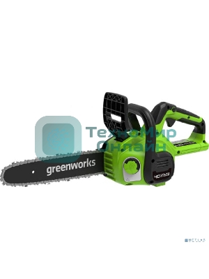 Цепная пила аккумуляторная GreenWorks G40CS30II, 40V, 30 см, без АКБ и ЗУ (2007807)