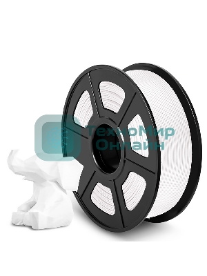 Филамент NVPrint PLA+ White для 3D печати диаметр 1.75мм длина 330 метров масса 1 кг