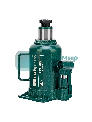 Домкрат гидравлический бутылочный Сибртех, 20 т, 215-405 мм