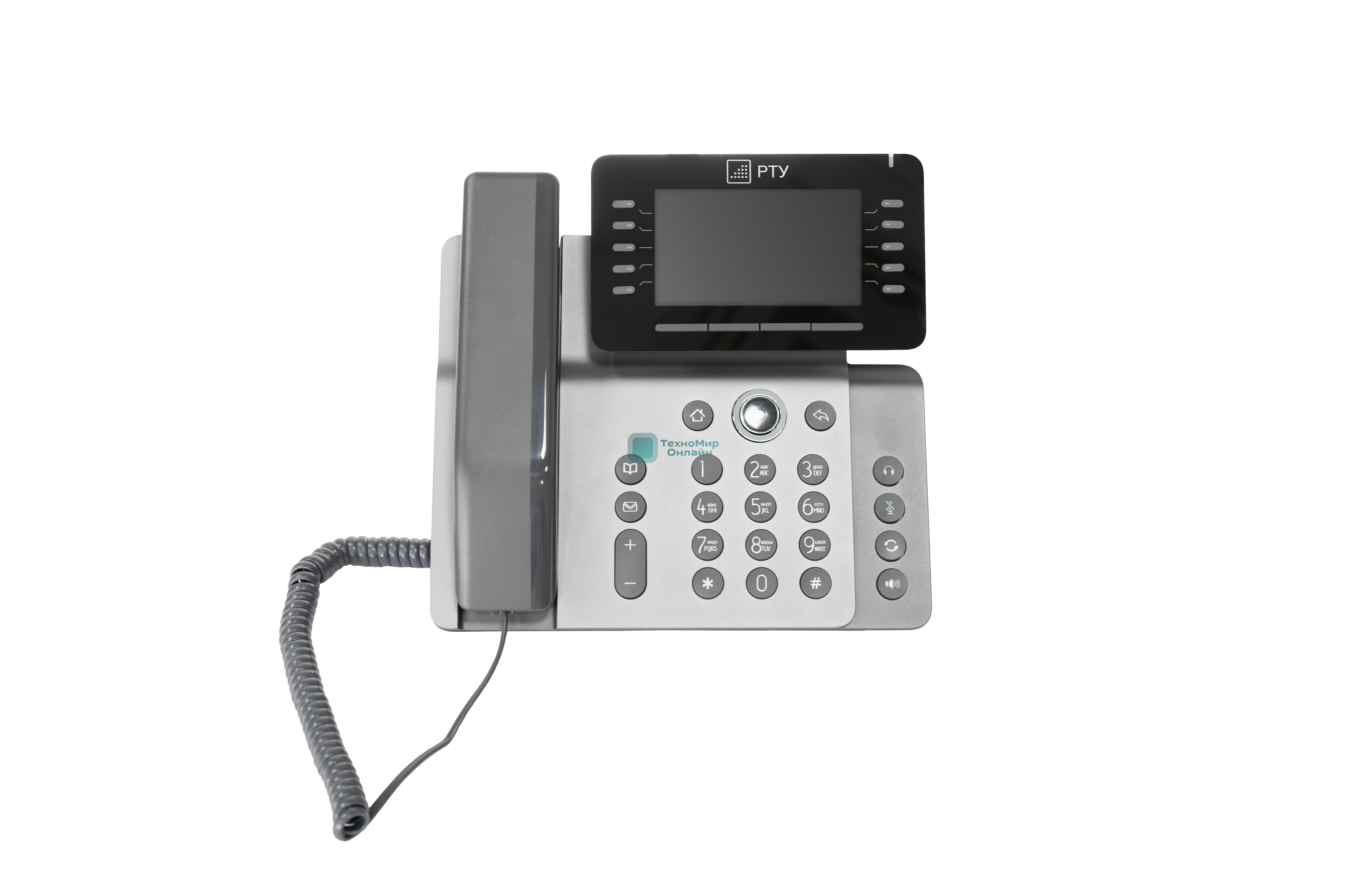 SIP телефон Сател T25P-RU, 20 линий, 2х10/100/1000, 4,3