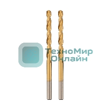 Сверло по металлу Kranz Стандарт+ 3,5 мм P6M5 M-2 DIN 338 (2 шт./уп.)