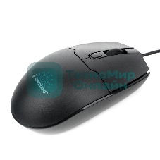 Мышь проводная Gembird MOP-430 черный, 1600 dpi, USB, кнопки - 4