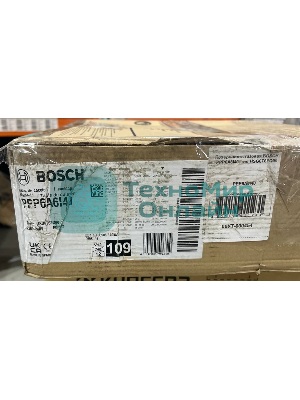 (Поврежденная упаковка) Газовая варочная панель Bosch PPP6A6I40 60 см, закаленное стекло, независимая, черная