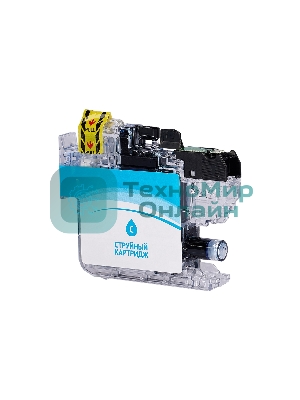 Картридж струйный Sakura LC3617C для Brother, голубой, 10 мл., 550 к.