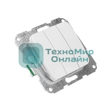 Выключатель Kranz DEA 3кл с/у 10А мех. белый