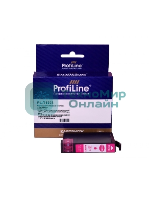 Картридж струйный ProfiLine PL-T1293 для принтеров Epson Stylus SX230/SX235/SX420/SX425/SX430/SX435/SX438/SX440/SX445/SX525/SX535/SX620/Stylus Office B42/BX305/BX320/BX525/BX535/BX625/BX630/BX635/BX925/BX935/WorkForce 7015/7515/7525 с чернилами Magenta