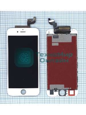 Дисплей для iPhone 6S в сборе с тачскрином (Foxconn) белый