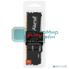 Оперативная память Kingston Fury Beast, DDR5, 32Gb (1x32GB), 5600MHz, CL36, DIMM, радиатор, RGB, черный