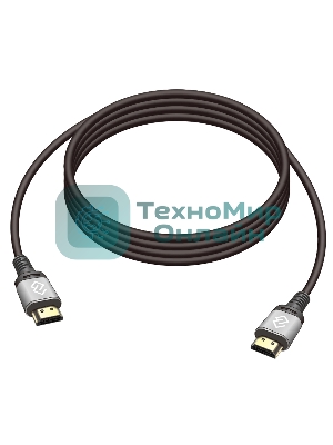 Кабель аудио-видео Digma HDMI (m)/HDMI (m) 3м. позолоч.конт. черный (D-HDMI-V2.0-3M)