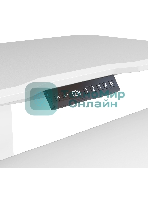 Стол для ноутбука Cactus VM-FDE103 столешница МДФ белый 91.5x56x123см (CS-FDE103WWT)